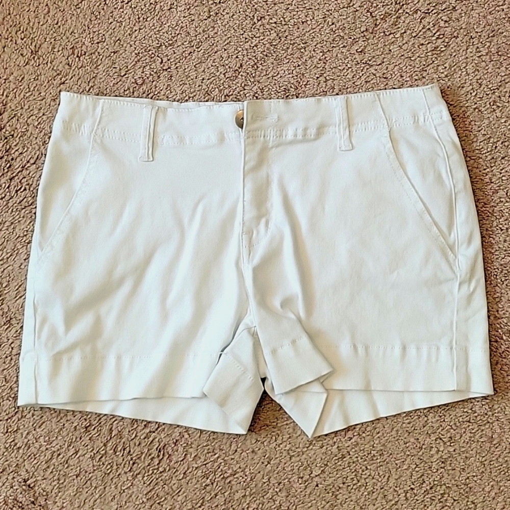 White Astor Shorts